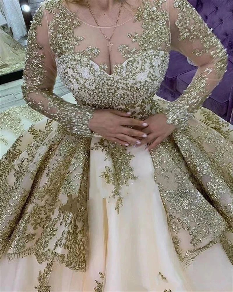 robe-de-mariee-princesse-champagne