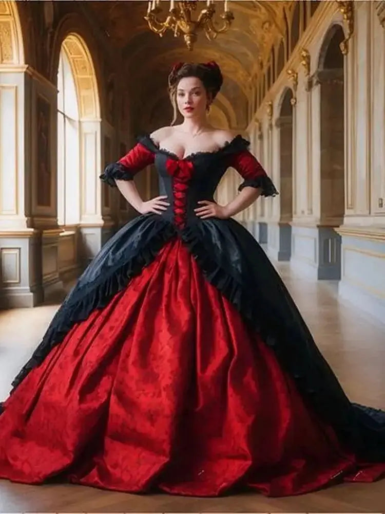 Sort stropløs brudekjole