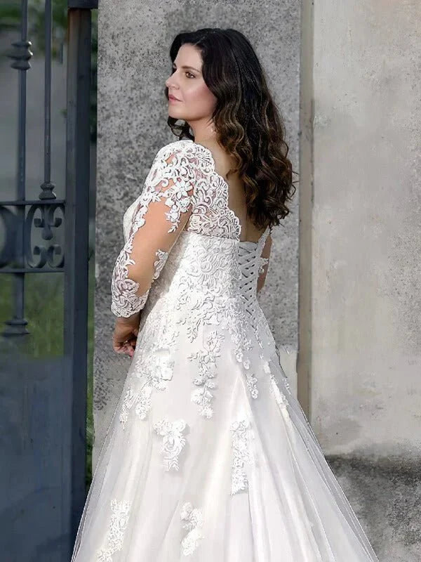 dentelle-robe-de-mariee-pour-femme-ronde