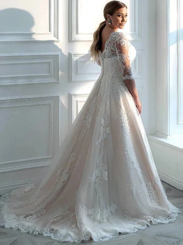 robe-de-mariee-grande-taille-champetre