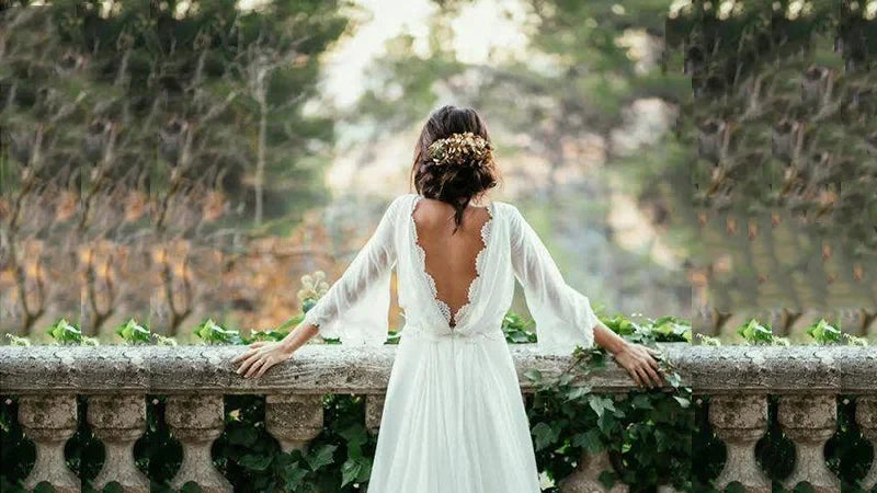Robe de mariée en dentelle : romantique par excellence