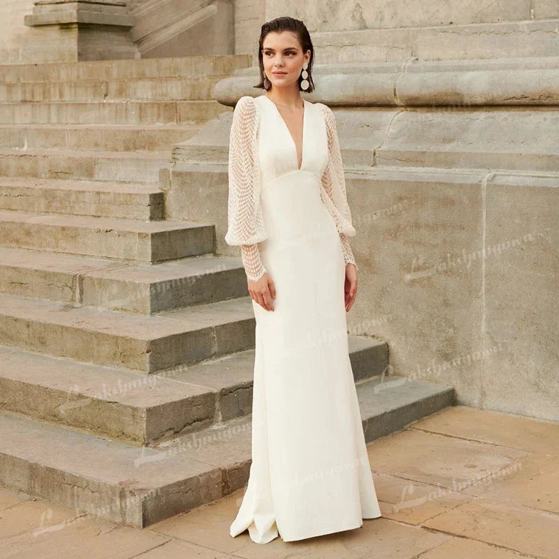 robe-mariee-simple-mousseline
