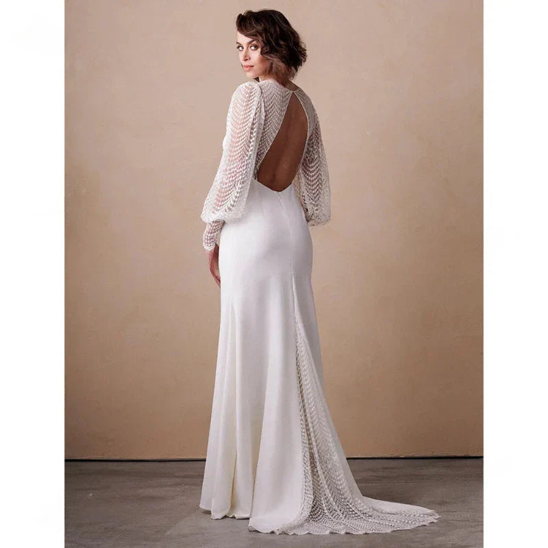 robe-mariee-simple-mousseline