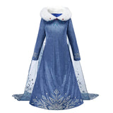 robe-princesse-fille-reine-des-neiges