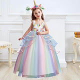 robe-princesse-licorne-fille