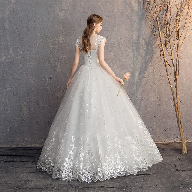 Robe de Mariée Princesse Bustier Strass