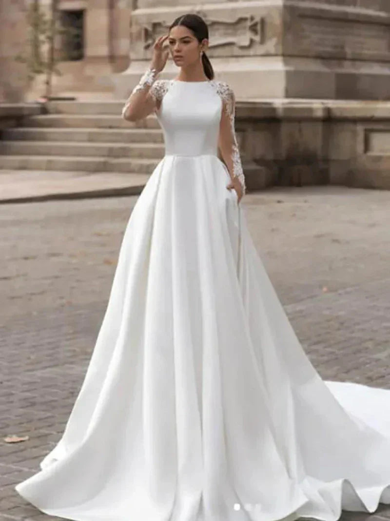 Robe de Mariée Coupe Empire