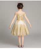 robe-princesse-doree-fille