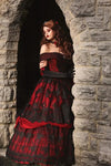 Robe de Mariée Noire Gothique