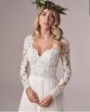Bohemian Strapless Wedding Dress