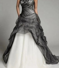 Robe de Mariée Noir Et Blanche Grande Taille