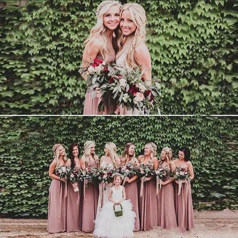 Robe de Mariée Rose Poudré