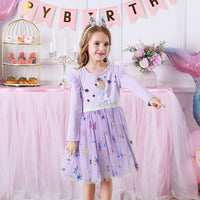 robe-princesse-fille-violette