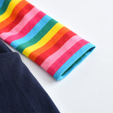 robe-princesse-fille-papillons-multicolores