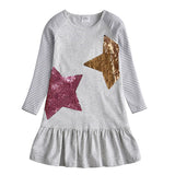 robe-princesse-fille-etoiles