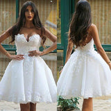 Robe de Mariée Blanche Courte