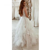 Vestido de novia princesa con escote en V