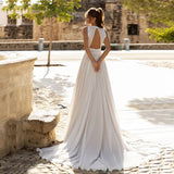 Robe de Mariée Dentelle Et Mousseline