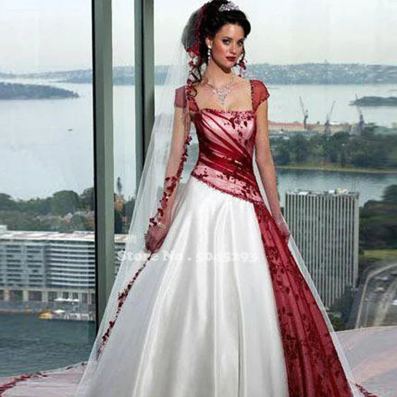 robe-mariee-princesse-blanche-rouge