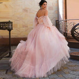 robe-de-mariee-rose-princesse-1
