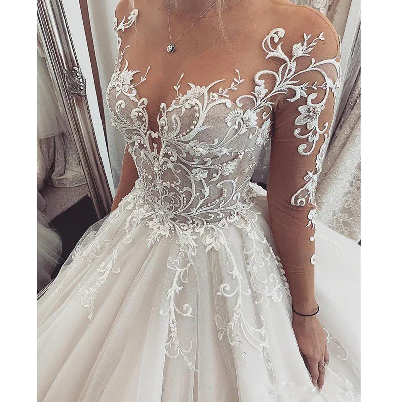 robe-de-mariee-princesse-volumineuse