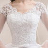 Vestido de novia de manga larga y corte A