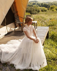 Robe De Mariée Bohème Fluide