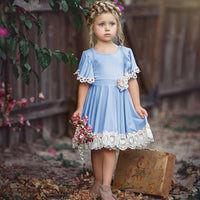 robe-princesse-bleue-a-fleur