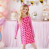robe-princesse-fille-coeurs-roses