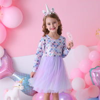 robe-de-princesse-fille-violette