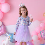 robe-de-princesse-fille-violette