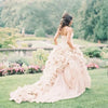 Robe de Mariée Rose et Blanc