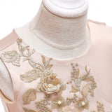 robe-fille-dhonneur-couleur-champagne