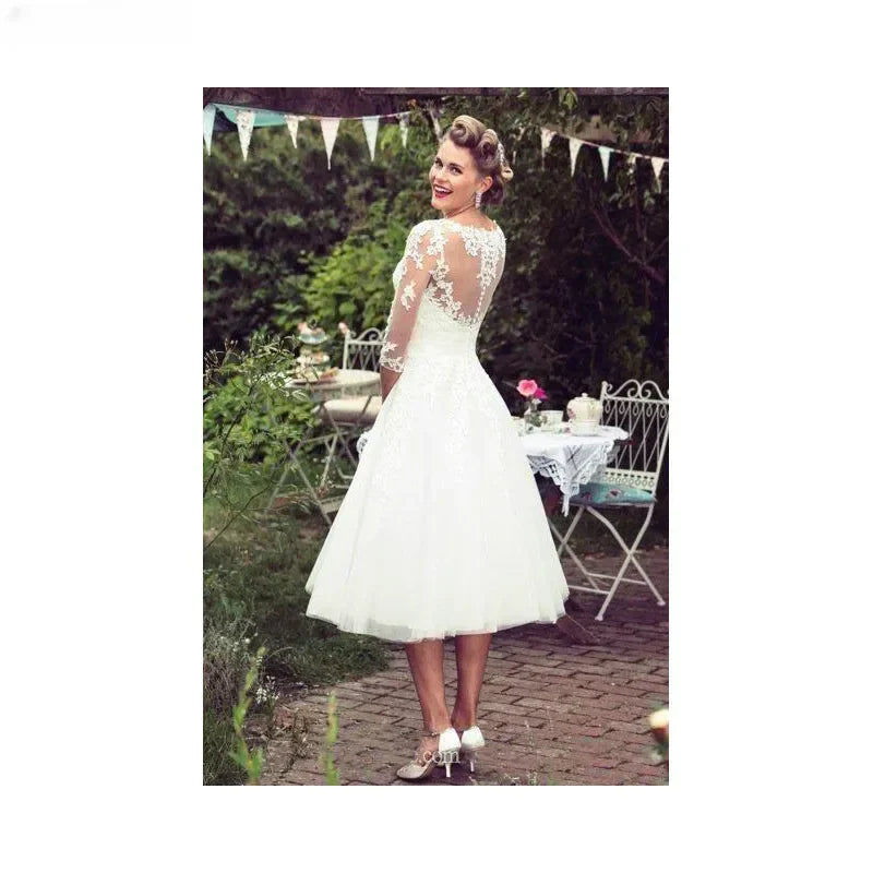 robe-mariee-courte-vintage