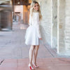 Robe de Mariée Courte Patineuse