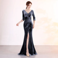 robe-de-bal-longue-fendue