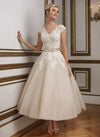 Robe de Mariée Courte Retro