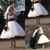 robe-mariee-rouge-blanche-courte