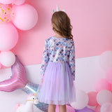 Robe de Princesse Fille violette