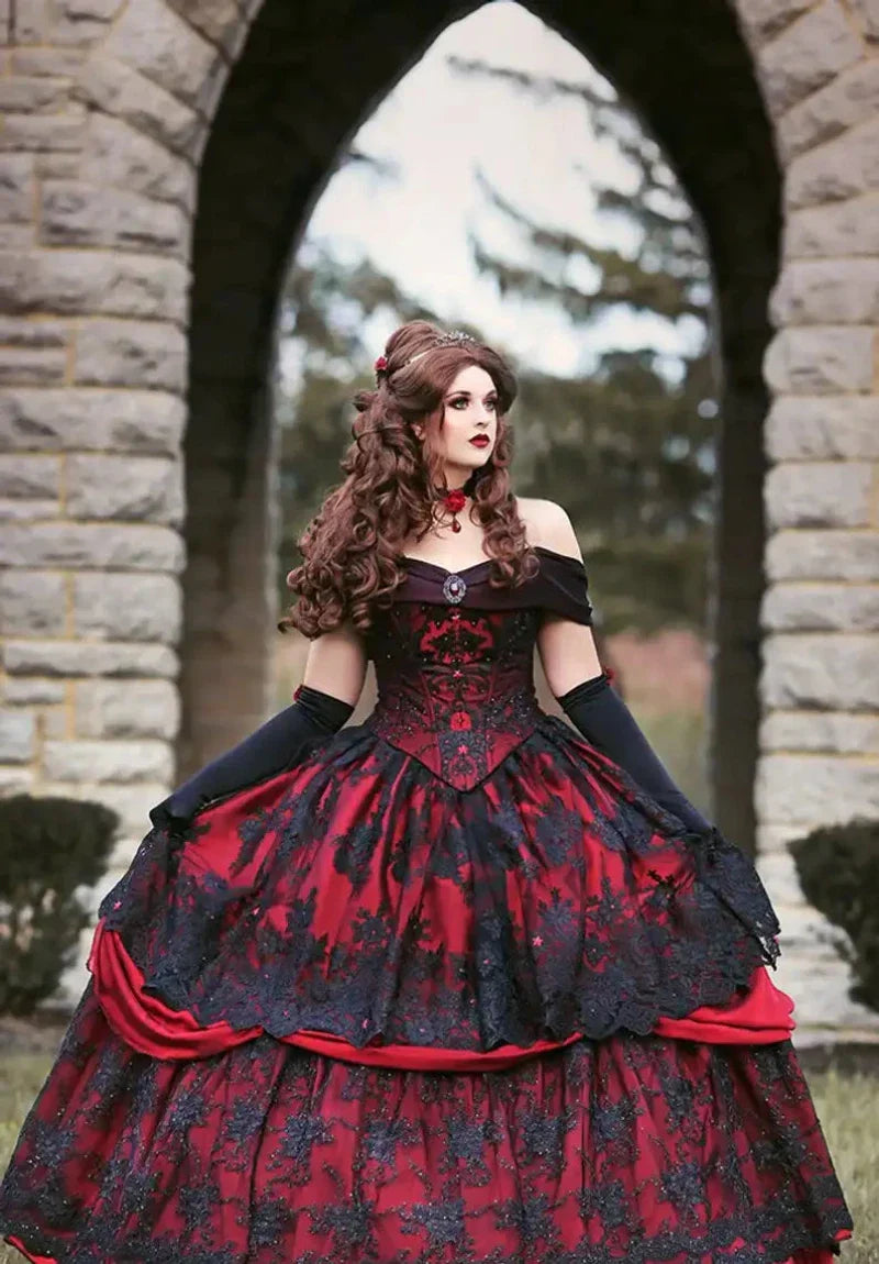 Black Gothic Wedding Dress