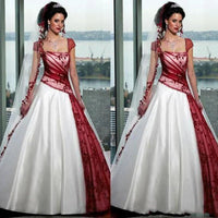 robe-de-mariee-princesse-blanche-et-rouge