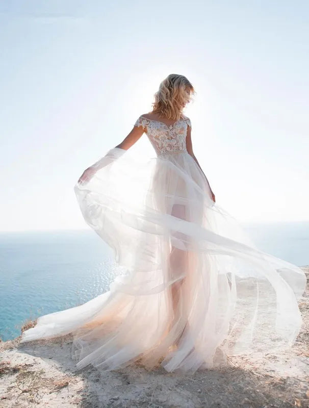 Robe de Mariée Charleston Courte
