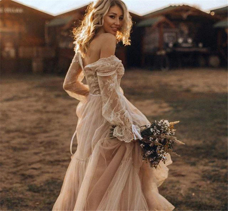 Robe De Mariée Bohème Vintage