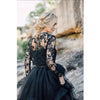 Vestido de noiva princesa preto