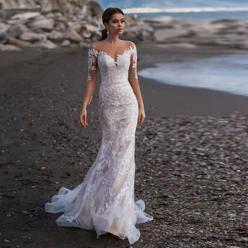 robe-de-mariee-sirene-simple