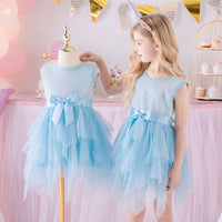 robe-princesse-fille-bleue-ciel