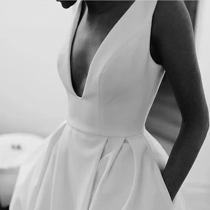 Robe de Mariée Ivoire Simple