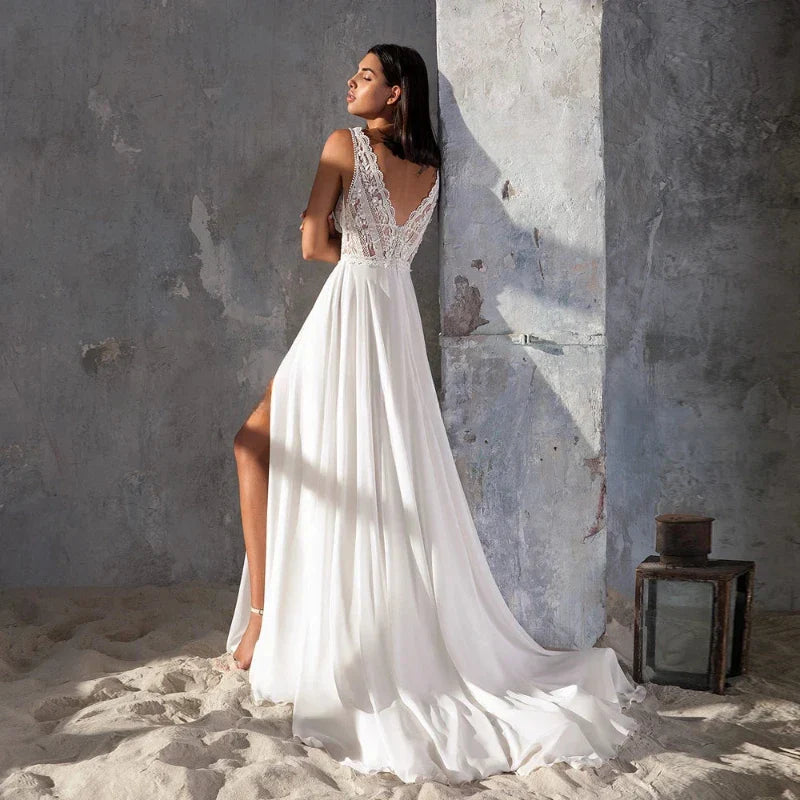 robe-mariee-dentelle-longue