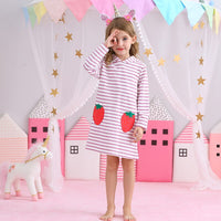 robe-princesse-fille-fraises