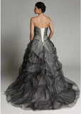 robe-mariee-noir-blanche-grande-taille